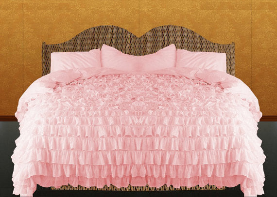 Pink Ruffle Sheets