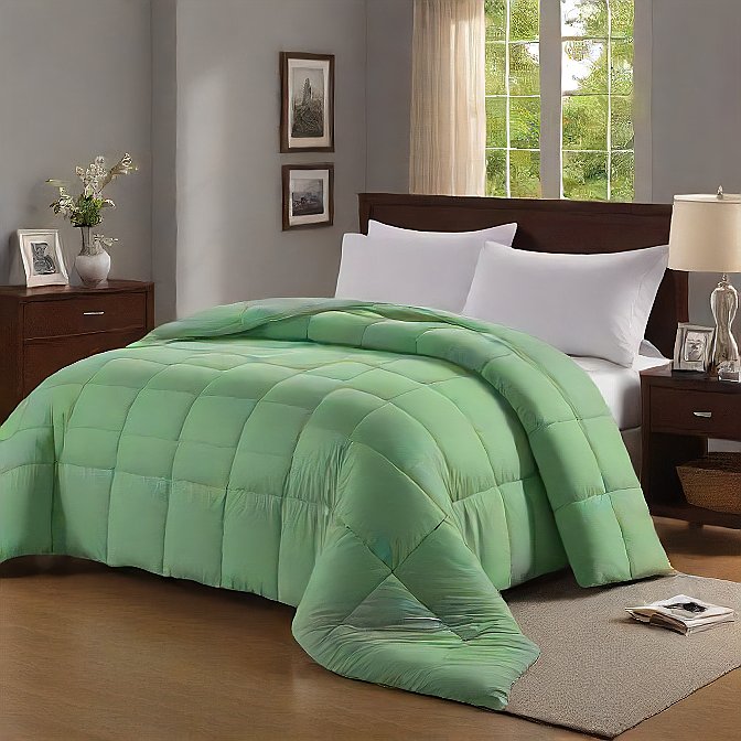 Queen Comforter 200 GSM Sage - Soft, Cozy, All-Season Bedding, Hypoallergenic