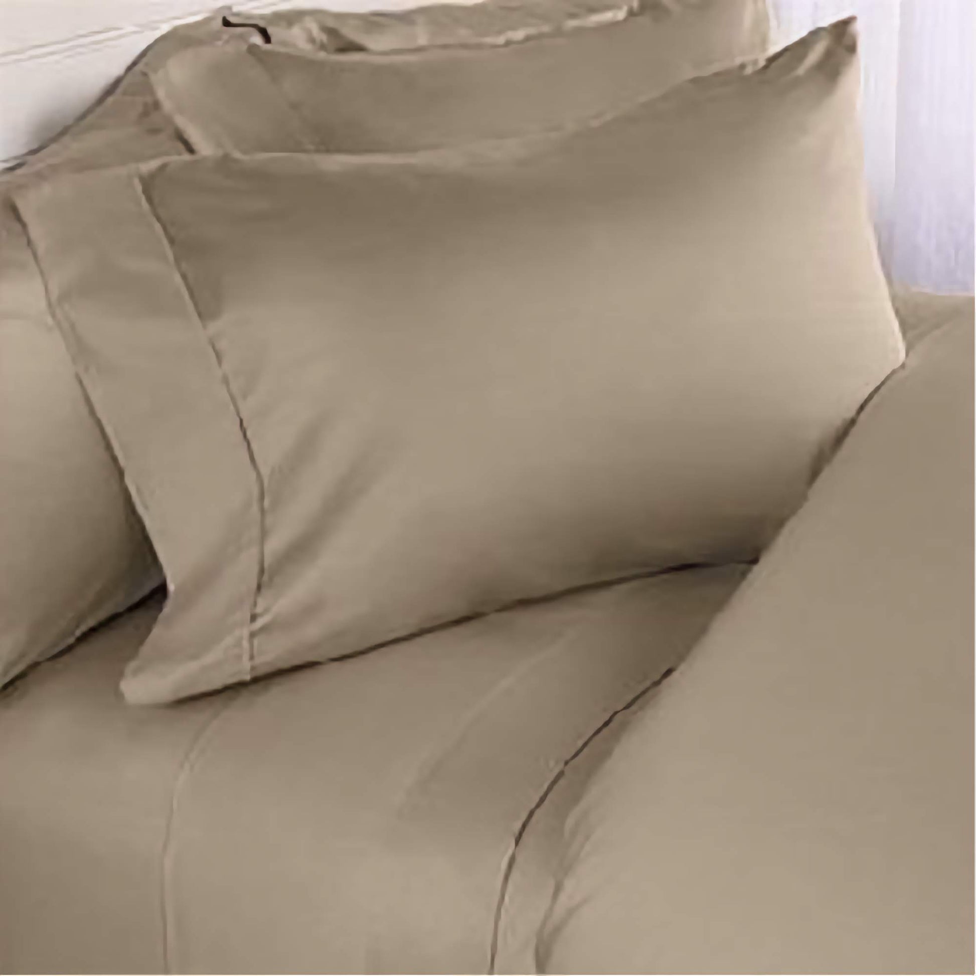 King Size Beige Flat Sheet - Single Flat Sheet - Top Sheet King Beige