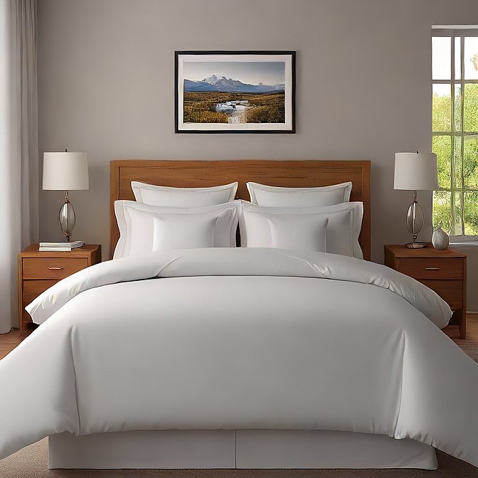 White Pillow Shams 4-Pieces for a Cozy, Luxurious Bed - Perfect for Every Bedroom