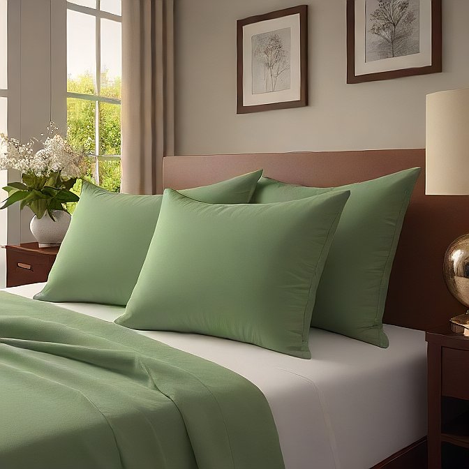 Sage Fitted Sheet Egyptian Cotton Bottom Sheets Sage at-EgyptianHomeLinens.com