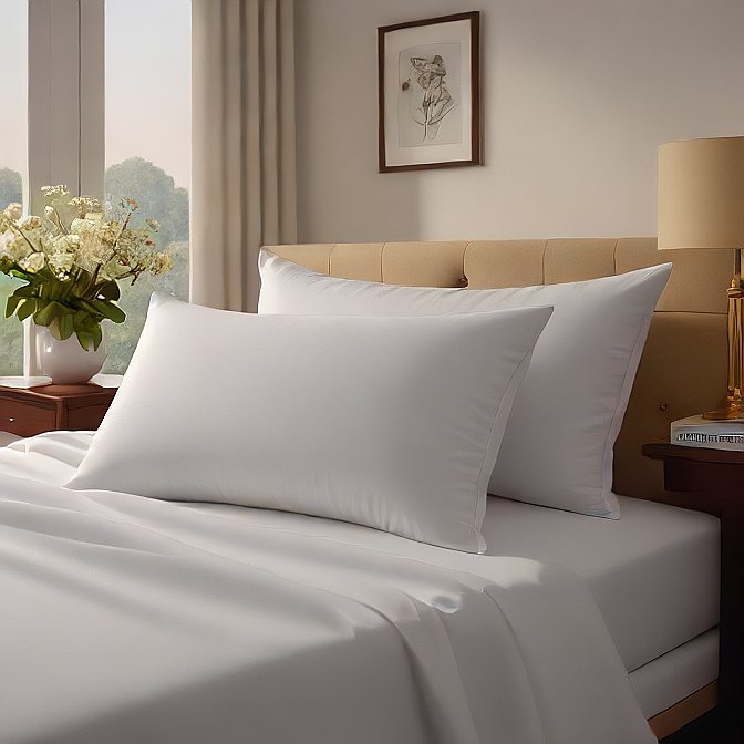 Queen White Pillowcases Egyptian Cotton 1000TC -  All Sizes